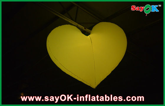 Indoor Wedding Inflatable Lighting Decoration Led Inflatable Heart