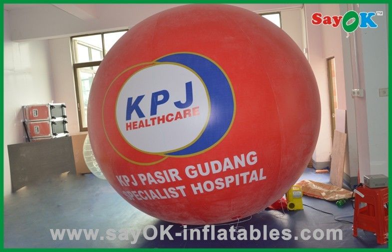 Red Large Helium Balloons Commercial Inflatable Products Helium Gas Balloon