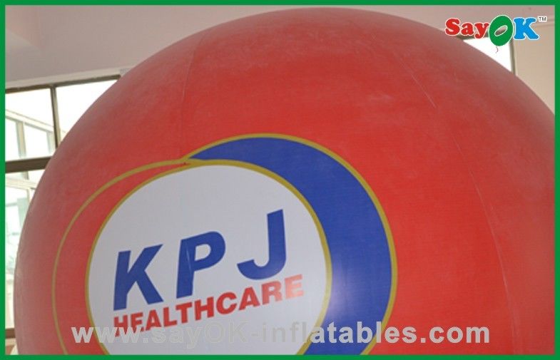 Red Large Helium Balloons Commercial Inflatable Products Helium Gas Balloon
