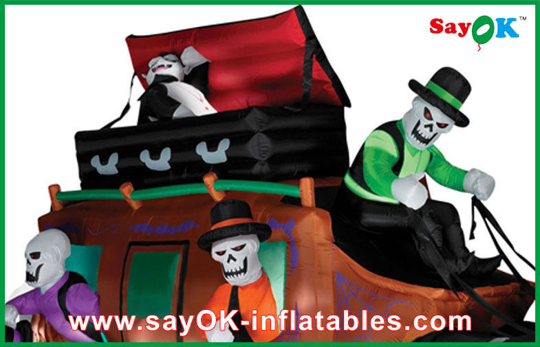 Commercial Water Park Inflatable Holiday Decorations Halloween Inflatable Carriage