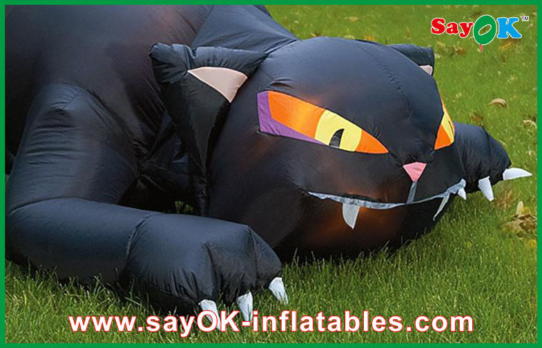 Customized Inflatable Holiday Decorations Airblown Inflatable Black Cat