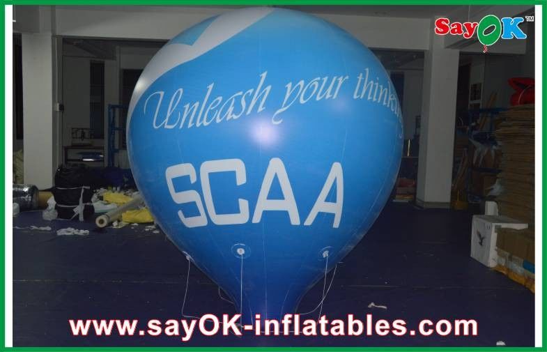 0.18mm PVC Inflatable Balloon Helium Customized For Outdoor Event