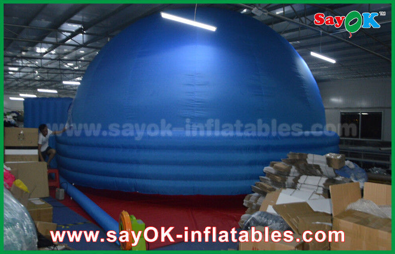 8m Oxford Cloth Mobile Planetarium , Projection Schools Inflatable Dome Tent