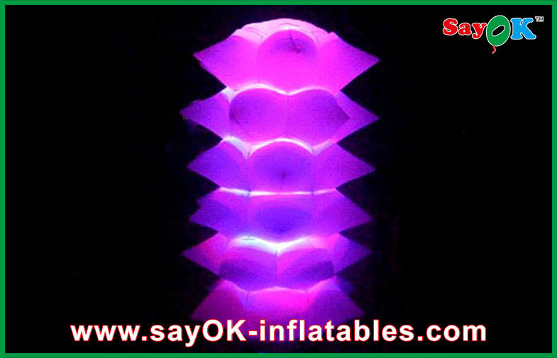 Christmas Tree With Led Inflatable Lighting Decoration For Advertising