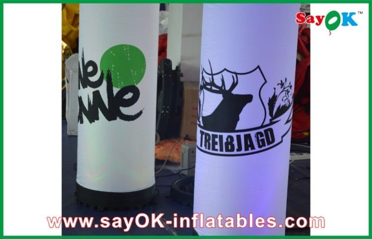 2m Party Advertsing Inflatable LED Column Pillar Inflatable Lighting Decoration