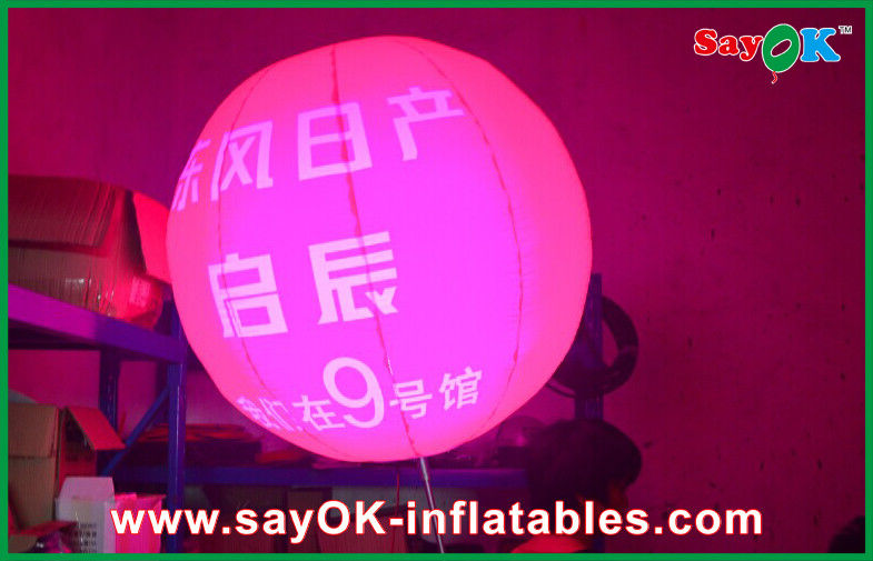 0.8m DIa Inflatable Advertising Backpack Ball With Nylon Cloth