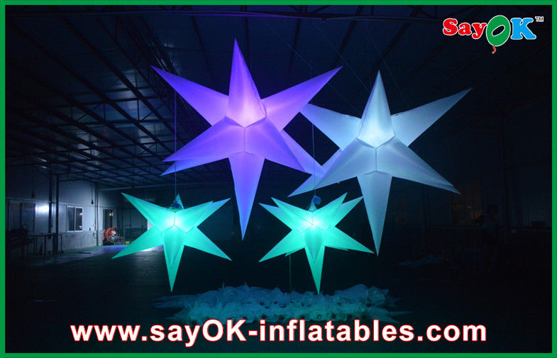 Colorful Inflatable Lighting Decoration Event Inflatable Led Star