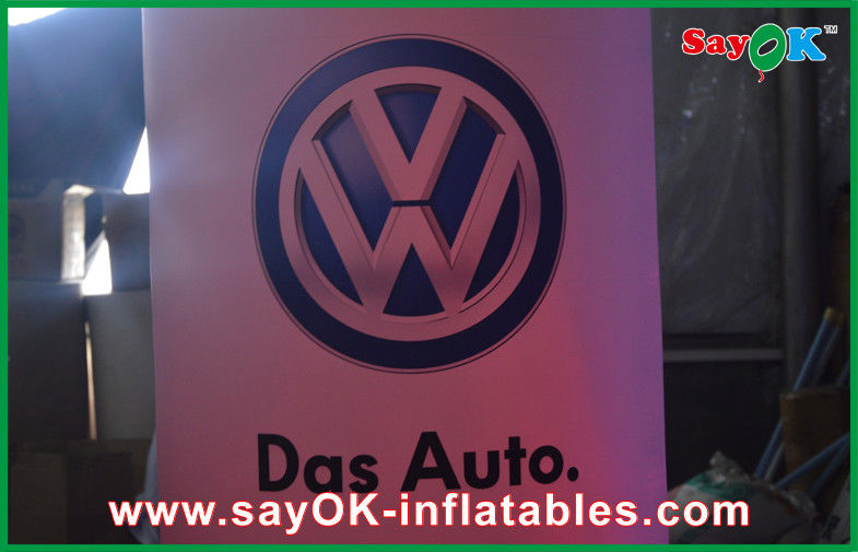 Stand Light Inflatable Christmas Decorations Printed Logo Inflatable Coloum