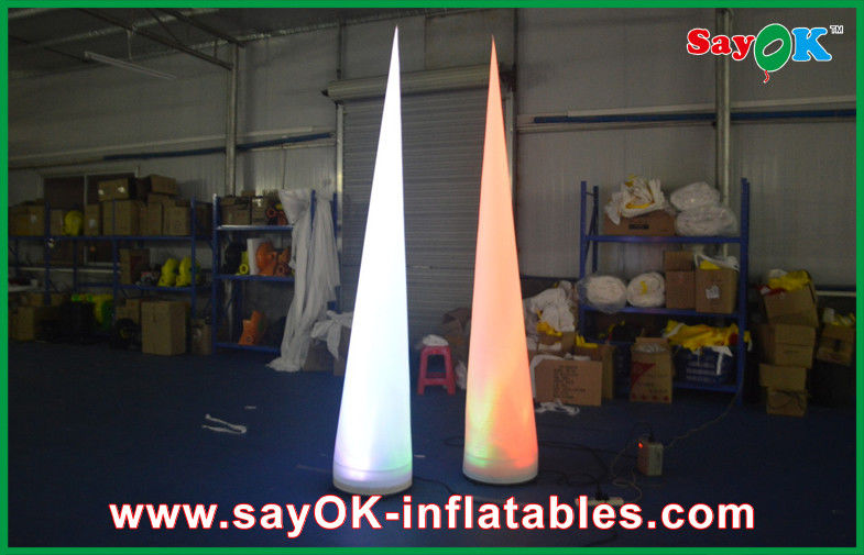 2m Inflatable Light Decoration Ice Cream Cone With Led Light