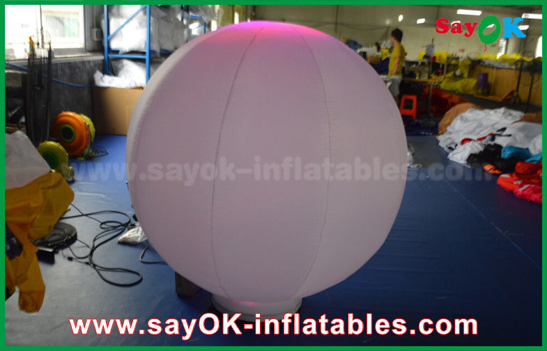 Commercail Advertising Custom Inflatable Light Balloon With Ground Ball