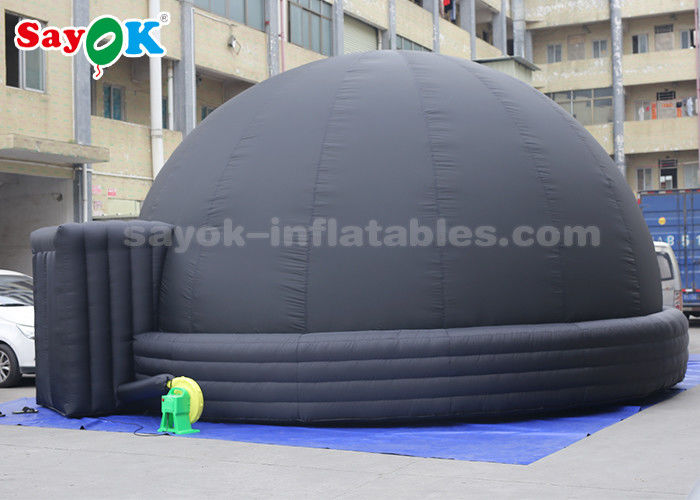 7 Meter Black Inflatable Planetarium Dome Tent for Kid's Education Science Display