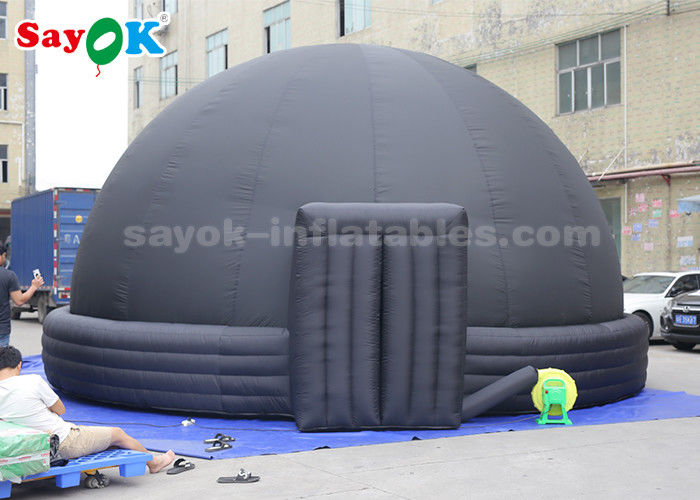 7 Meter Black Inflatable Planetarium Dome Tent for Kid's Education Science Display