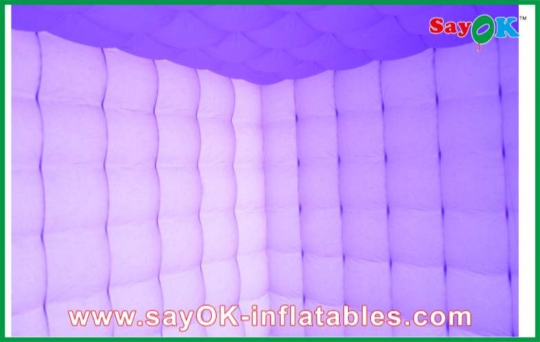 Inflatable Photo Booth Enclosure 2.4 X 2.4 X 2.5m Inflatable Mobile Photobooth Blow-Up Tent With Camera Logo