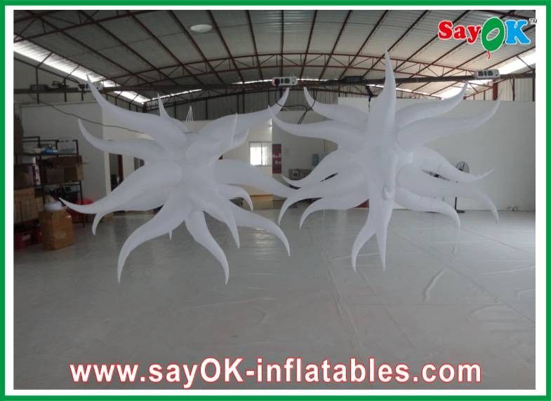 2m Dia Inflatable Hanging Led Lighting Decoration For Wedding Ceremony