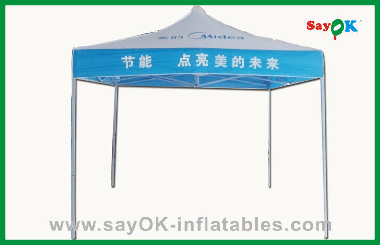 Foldable Canopy Tent Logo Printing Folding Tent Commercial Steel / Aluminum  Frame Tent