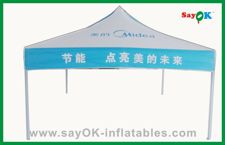 Foldable Canopy Tent Logo Printing Folding Tent Commercial Steel / Aluminum  Frame Tent