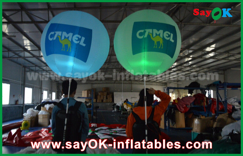 Customized LED Light Inflatable Walking Ballons For Advertising