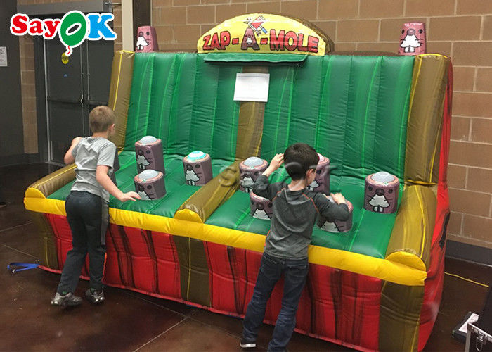 Inflatable Outdoor Games PVC Inflatable Inflatable Zap A Mole Game With IPS System