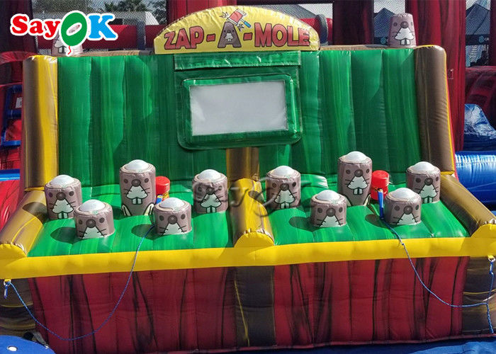 Inflatable Outdoor Games PVC Inflatable Inflatable Zap A Mole Game With IPS System