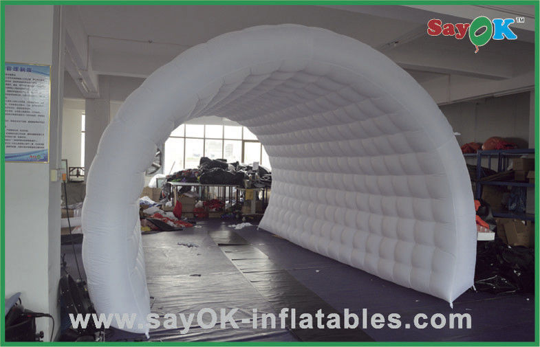 Inflatable Yard Tent White Inflatable Event Air Tent , Customized Inflatable Tunnel Outwell Air Tent