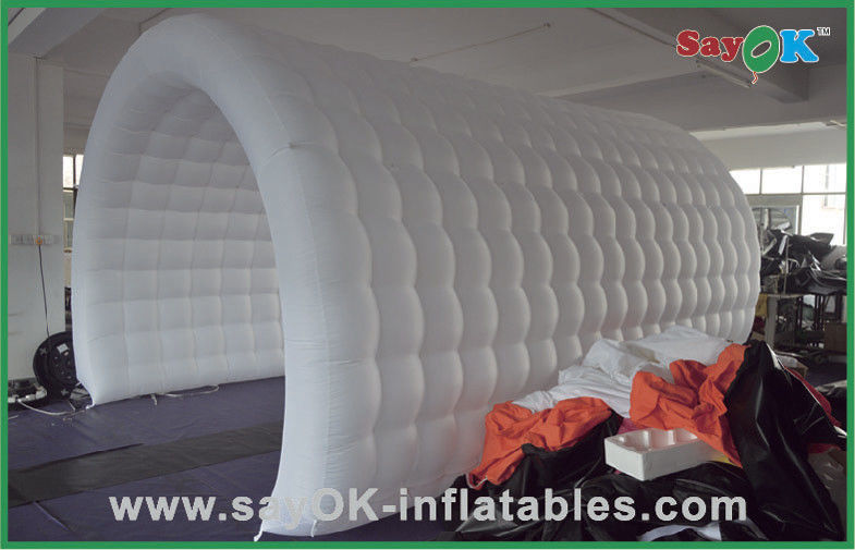 Inflatable Yard Tent White Inflatable Event Air Tent , Customized Inflatable Tunnel Outwell Air Tent