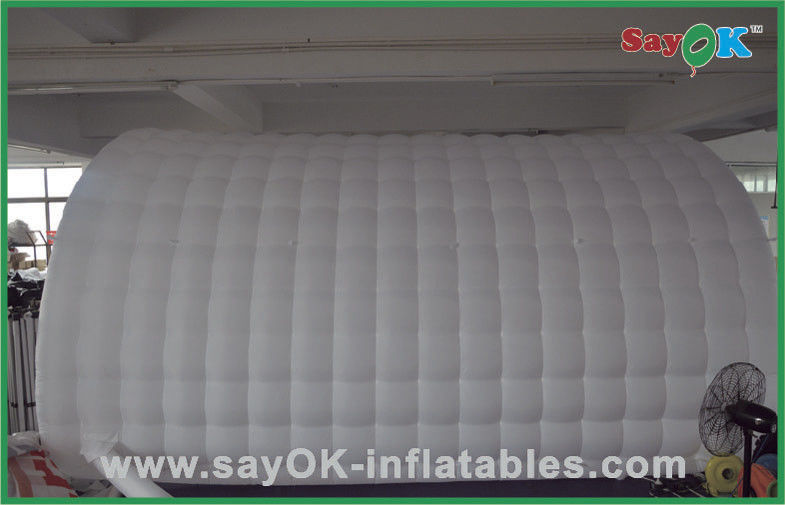 Inflatable Yard Tent White Inflatable Event Air Tent , Customized Inflatable Tunnel Outwell Air Tent