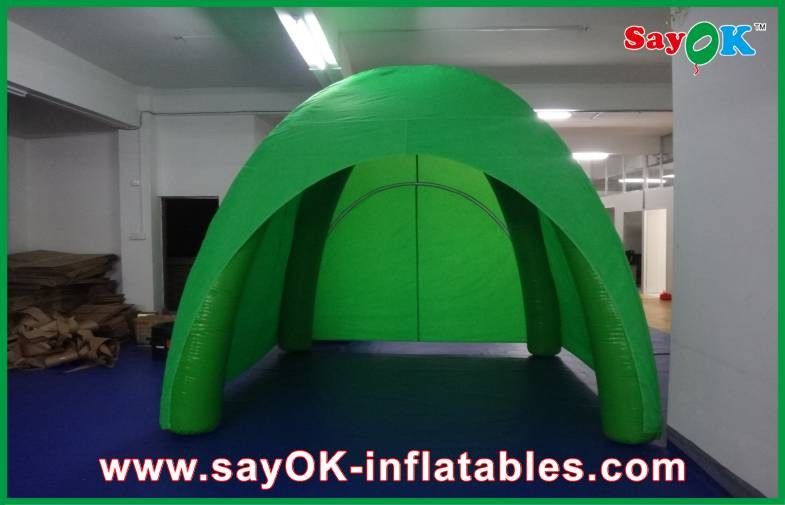 Inflatable Lawn Tent Enclosure Exhibition Green Giant Inflatable Air Tent  / PVC Tarpaulin Camping Tent