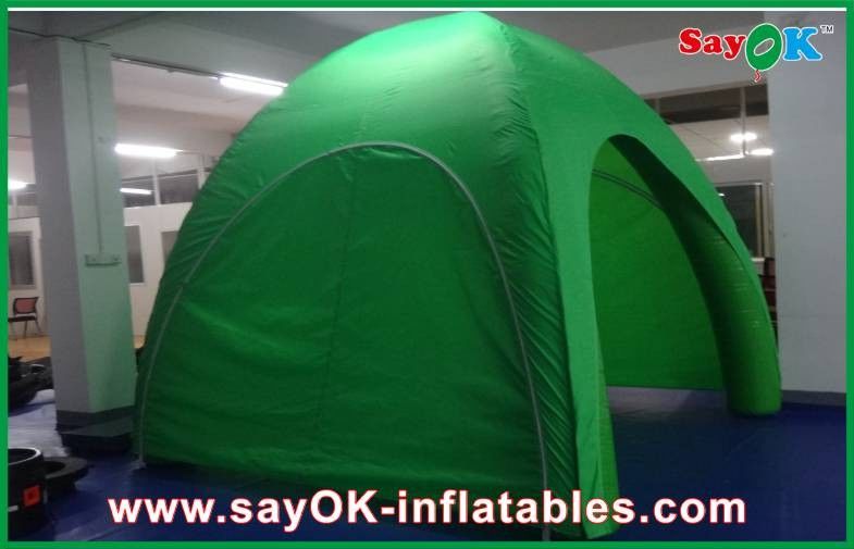 Inflatable Lawn Tent Enclosure Exhibition Green Giant Inflatable Air Tent  / PVC Tarpaulin Camping Tent