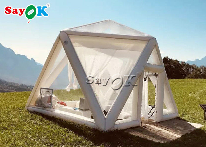 Transparent Inflatable Lawn Tent Advertising Inflatable Transparent House Bubble Tents For Camping
