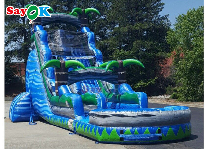 Large Inflatable Slide Commercial Copper Brown PVC Water Slide Bounce House Summer Outdoor