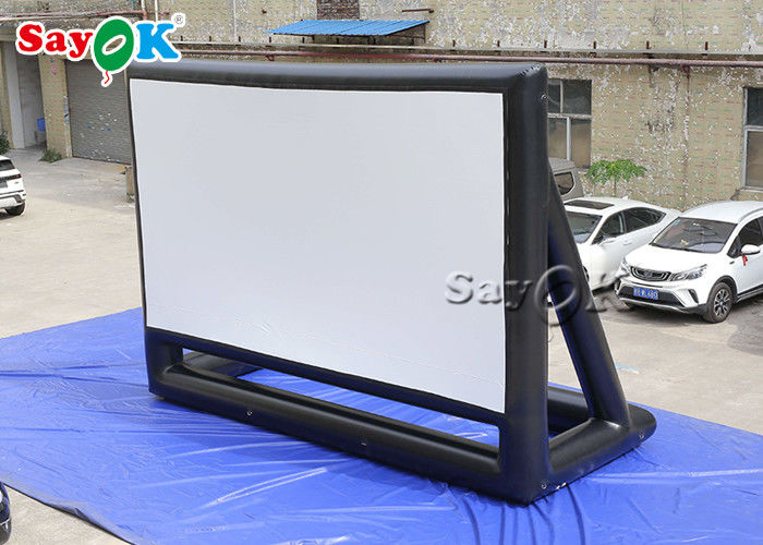 Waterproof PVC 6.4x4.6mH Commercial Inflatable Sealed Air Screen