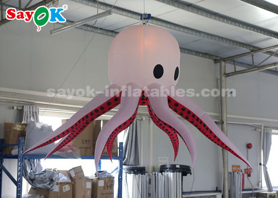 2m Nylon-Blatt aufblasbarer Oktopus mit Fernbedienung für Party-Dekoration