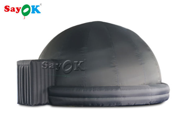 360-Dome-Projektion 5/6m tragbares schwarzes Plattenplanetariumzelt