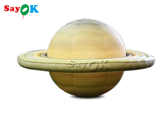 0.25mm PVC 60 Zoll aufblasbare Saturn-Planetenballons für Bildungseinrichtungen
