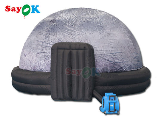 Handwerk 5m Durchmesser Kuppel aufblasbares Planetarium Zelt Custom Logo Muster