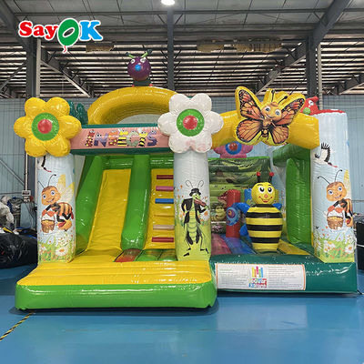 Insect Paradise Inflatable Bounce Slide Combo Hüpfburg für Vergnügungspark