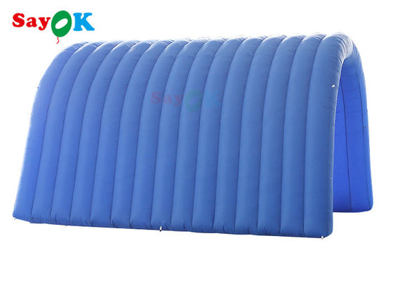 Aufblasbarer Fußball-Eingang des Marine-Blau-kundenspezifischer aufblasbarer Tunnel-5x5x3mH
