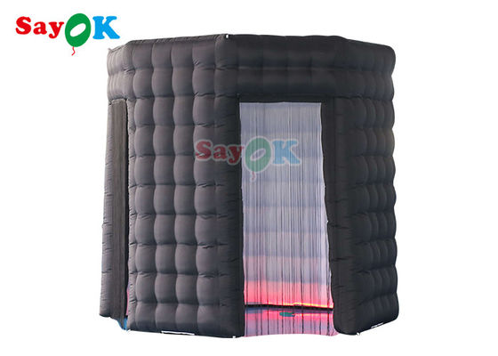 Oxford-Stoff-aufblasbarer Passfotoautomat-Einschließungs-Hintergrund Mini Inflatable Tent