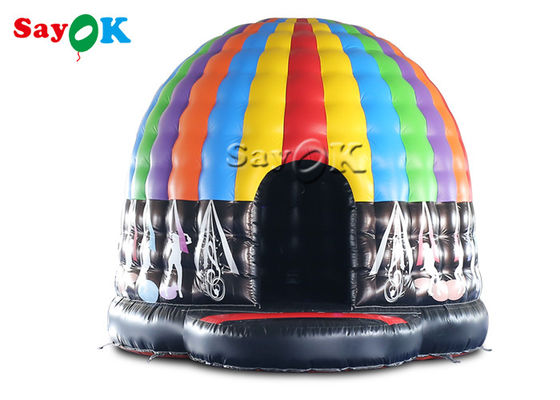 Sprachschlag-aufblasbares Zelt 5x4x3.5mH führte aufblasbares Disco-Hauben-Zelt für Musik-Tanzparty-Ereignis