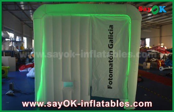Aufblasbarer aufblasbarer Passfotoautomat des Foto-Studio-2.3*2*2.2m mit LED-Beleuchtung, CER/UL Standardluft-Gebläse