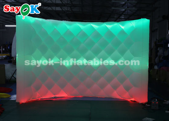 Passfotoautomat-Hintergrund-Wand des aufblasbaren Foto-Studio-attraktive aufblasbare LED mit Fernbedienung