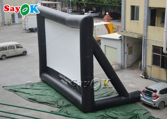 Aufblasbare Kinoleinwand Airblown doppelte nähende PVC-Museums-aufblasbare Kinoleinwand