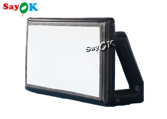 Hinterhof-Kinoleinwände luftdichter Front Projection Inflatable Movie Screen mit Pumpe 3x1.75mH