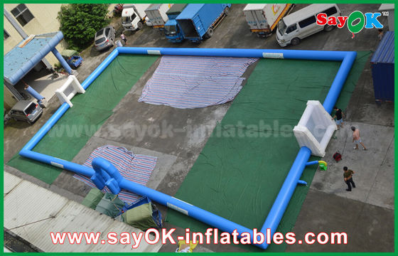 Erwachsene PVC Tarpaulin Kinder aufblasbare Fußball / Fußballplatz für den Außenbereich