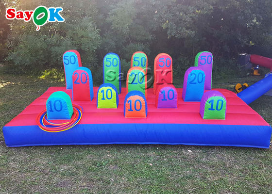 Ziel-Spiel Pvc aufblasbare Ring-Wurf-Spiel mit Ringen