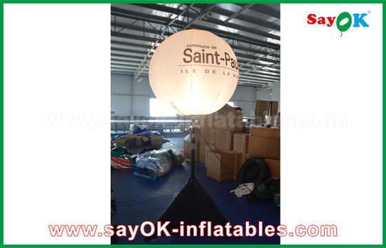 190T Nylon Stoff 1,5 m DIA Werbung Aufblasbare Beleuchtung Dekoration Standballon mit Stativ