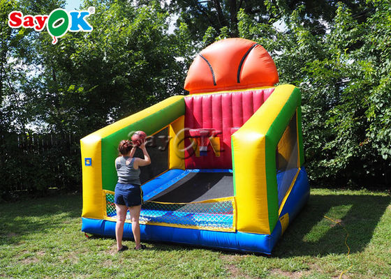 Aufblasbares Sportspiel-Kinderbasketball-Rennschießen-Spiel des Basketballspiel-4x3.6x3m aufblasbares