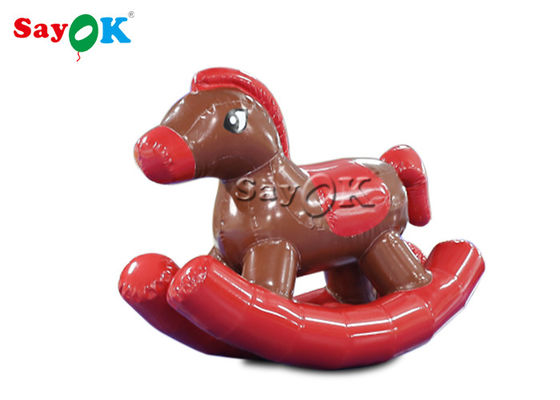 Sayok rotes PVC-Kind aufblasbare Pony Rocking Horse