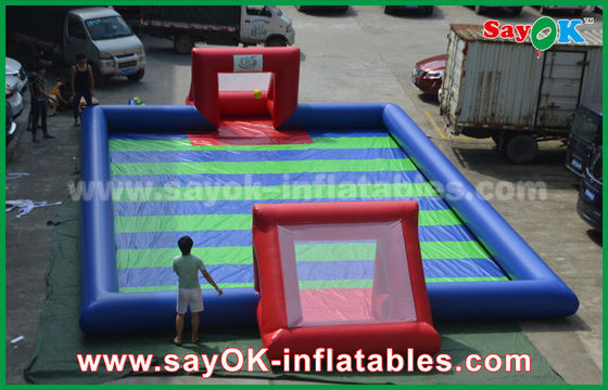 Fußball-aufblasbare Spiele dauerhafte PVC-Planen-aufblasbarer Sportspiel-/Kinderaufblasbarer Fußball