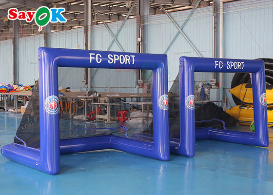 Mobile-schneller aufblasbarer geschlossener Luft-Fußball-Bock-im Freien aufblasbares Baseball-Spiel SAYOK 2.6x2m bequemer